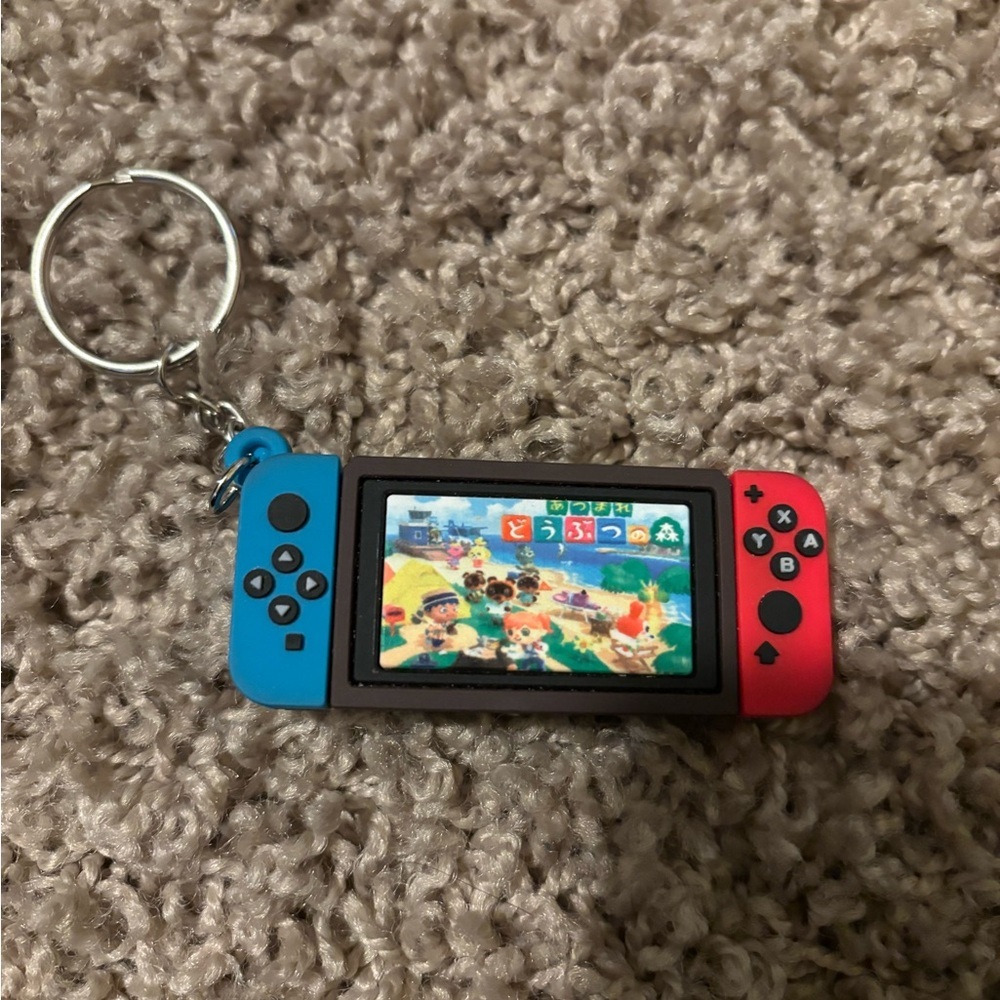 Rubber switch keychain